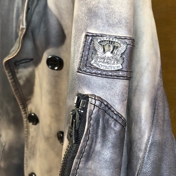 DIESEL 100% Lamb Leather jacket BNWT in size XXL - Picture 4 of 8